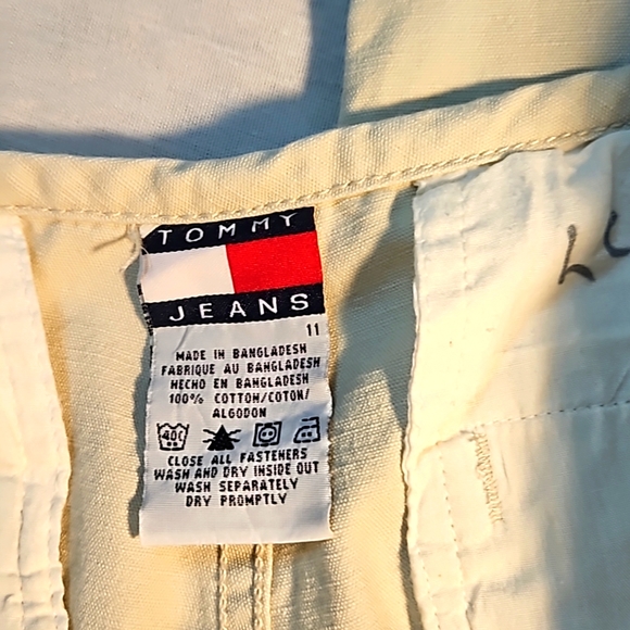 Tommy Jeans Size 11 EUC  Side Pockets Khaki - Picture 6 of 7